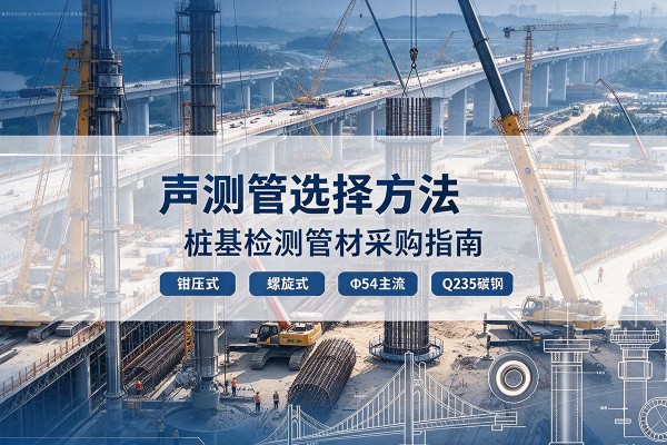 黄南声测管选型标准