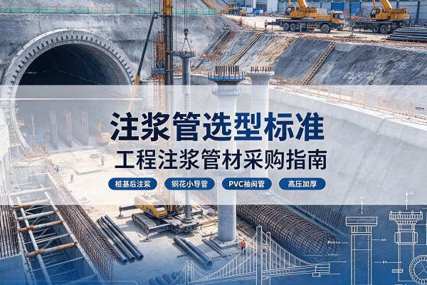 黄南注浆管选型标准