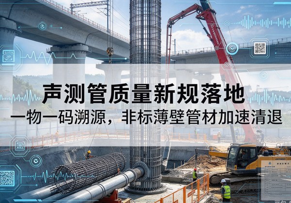 黄南声测管质量新规落地，一物一码溯源，非标薄壁管材加速清退
